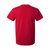 Футболка мужская однотонная (размер XXL), плотность ткани 150-160 г/м2, цвет бордовый. Вид сзади. CottonOnline.ru