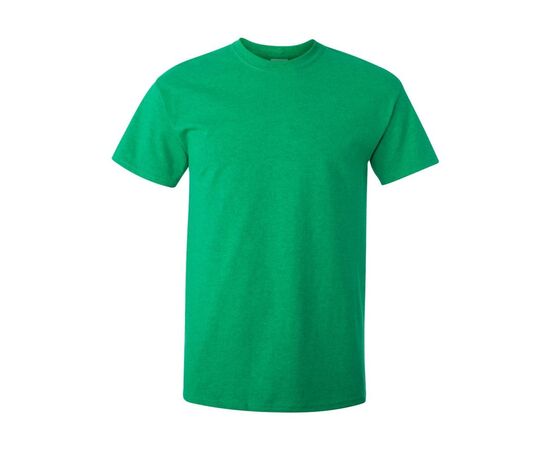 Футболка мужская однотонная (размер XXL), плотность ткани 150-160 г/м2, зеленый цвет. Вид спереди. CottonOnline.ru